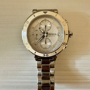 Fossil Stainless Steel Chronograph Watch